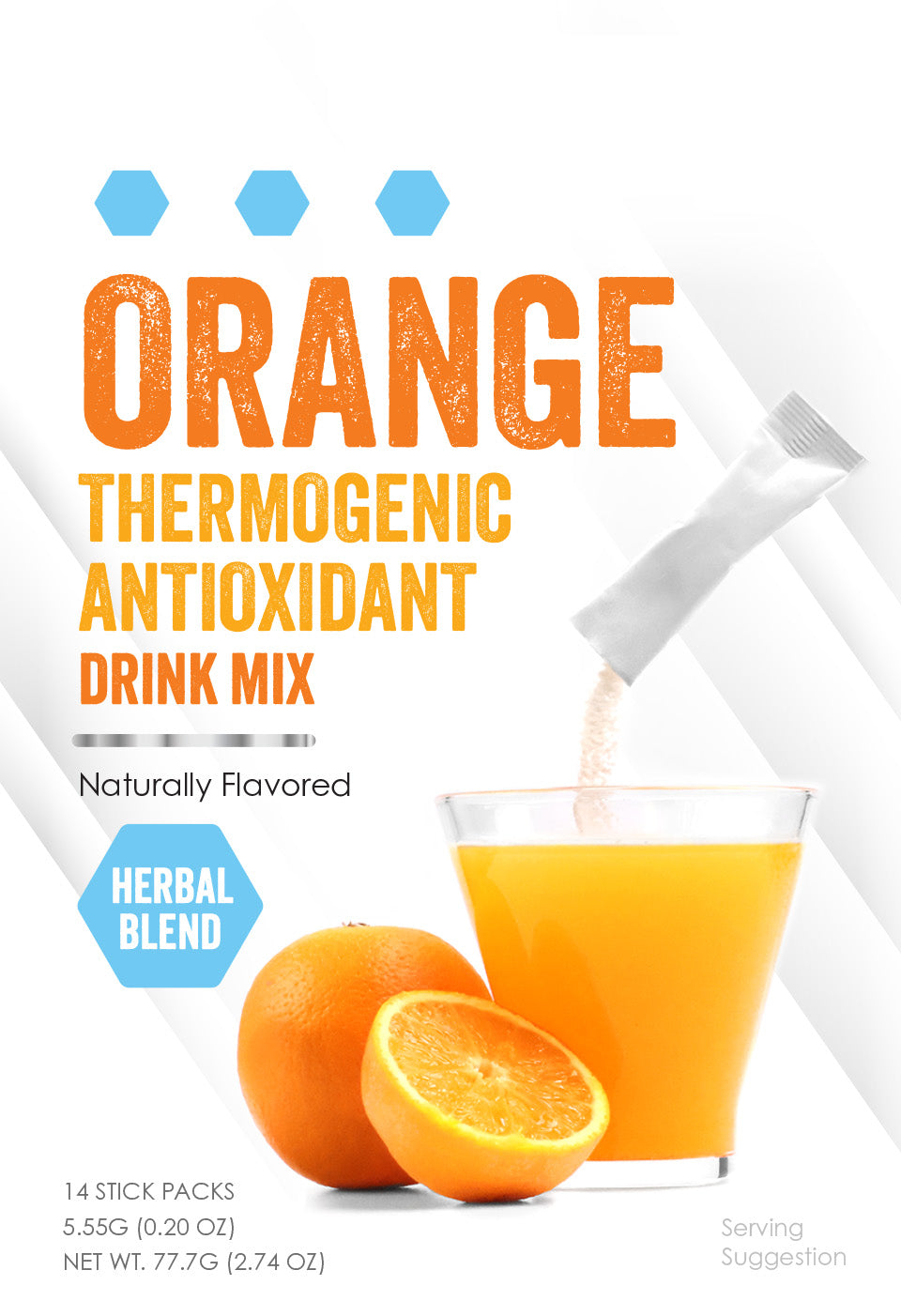 Orange Thermogenic Antioxidant Drink