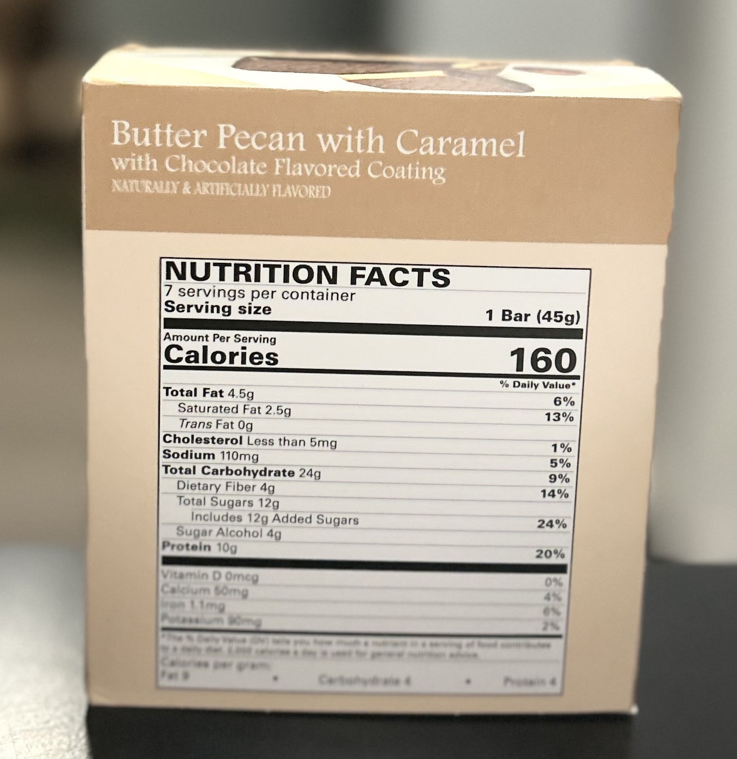Butter Pecan Protein Bar