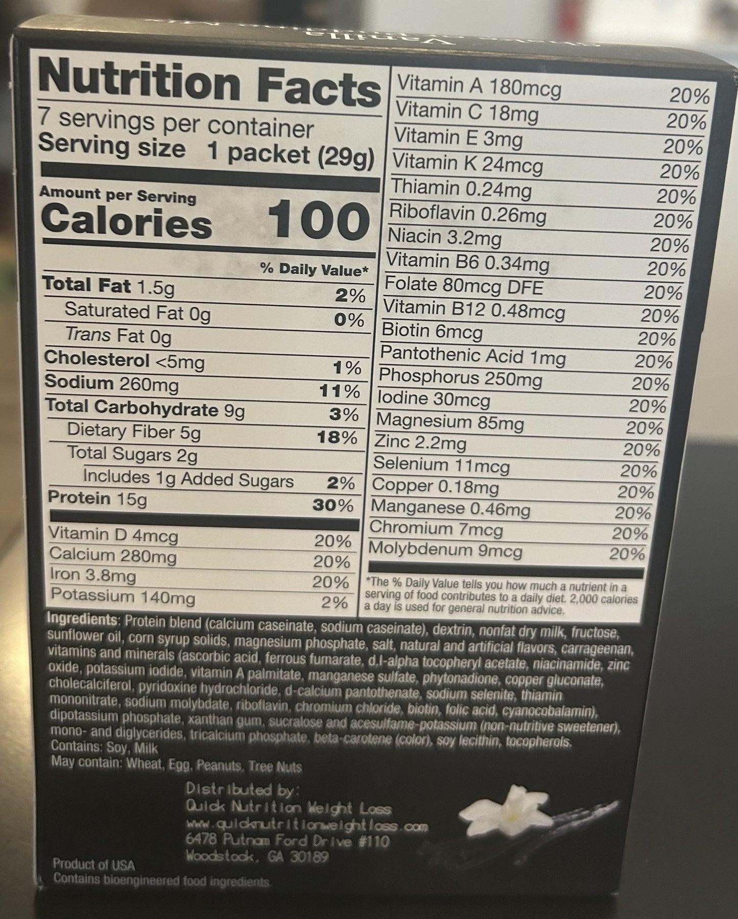 Vanilla Shake/Pudding