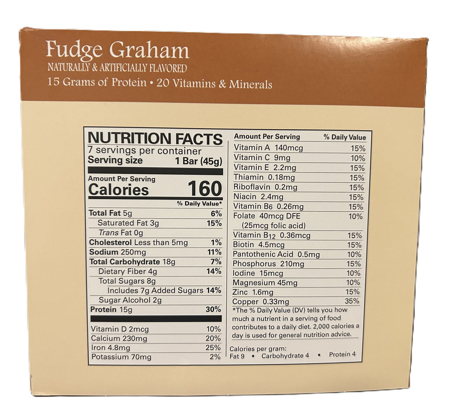 Fudge Graham Protein Bar