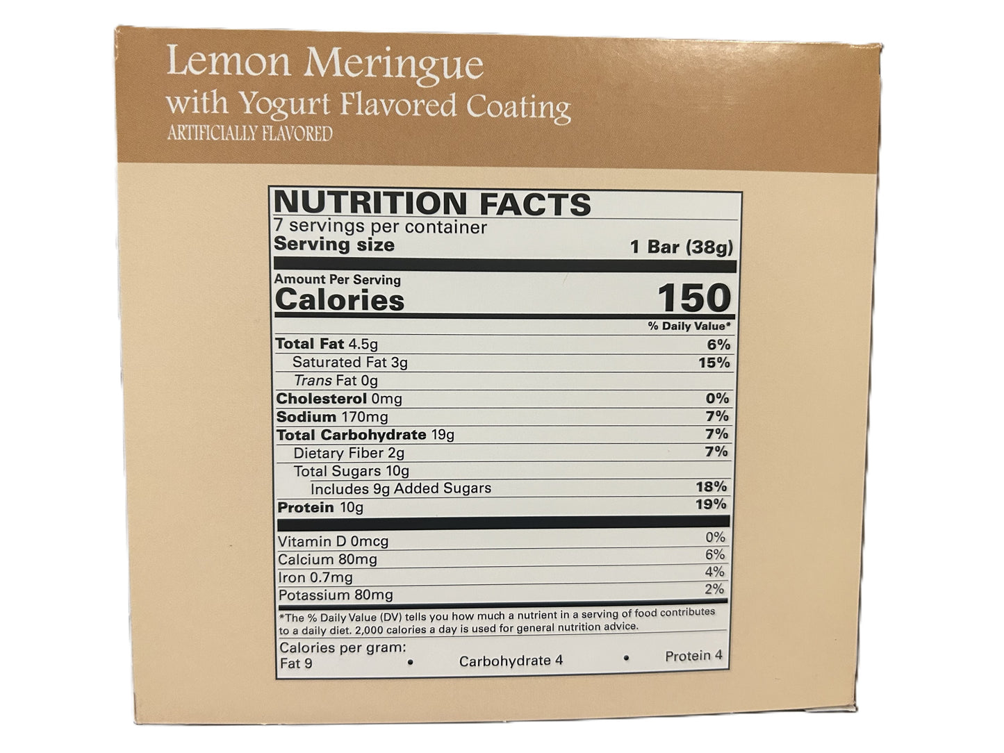 Lemon Meringue Protein Bar