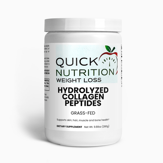 Grass-Fed Hydrolyzed Collagen Peptides Supports healthy bones and joints* Improved skin elasticity* Strengthens connective tissue in the body*