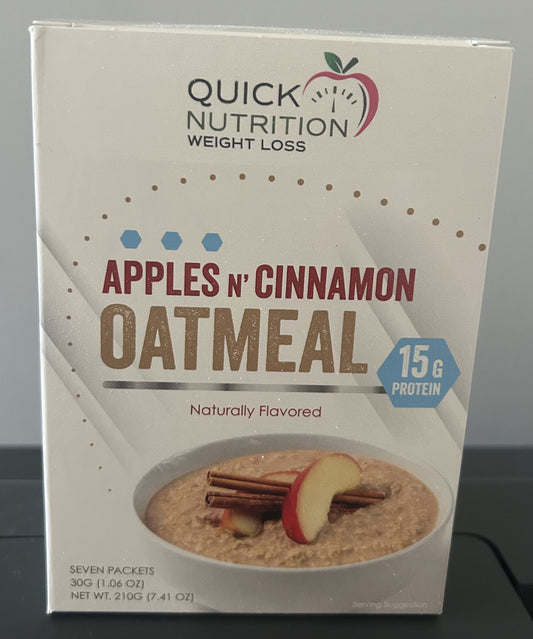 OATMEAL WITH APPLES & CINNAMON
