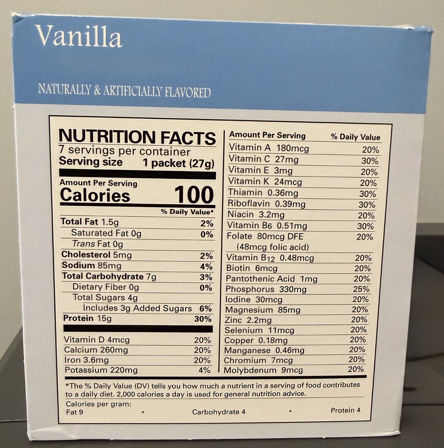 Vanilla Shake/Pudding