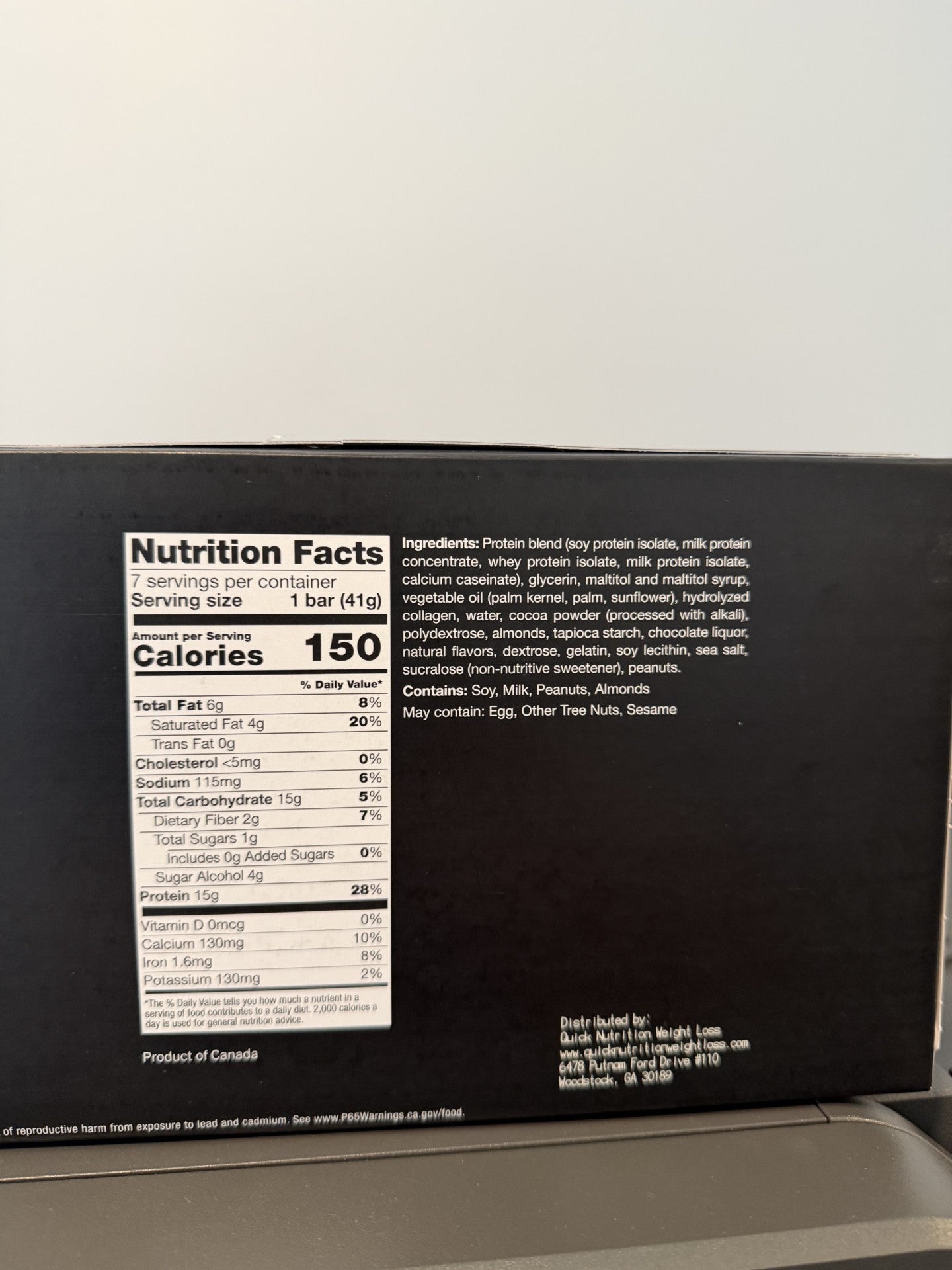 Rocky Road Marshmallow Protein Bar 15g